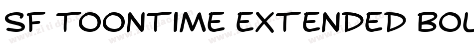 SF Toontime Extended Bold Italic字体转换